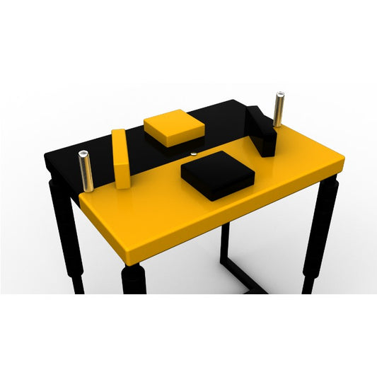 Professional Armwrestling Table - black / yellow