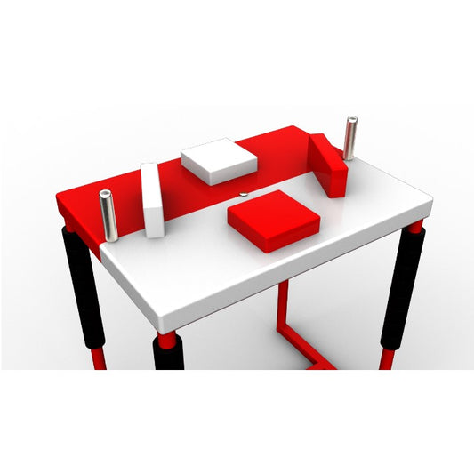 Professional Armwrestling Table - red / white