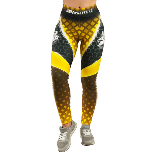 ARMWRESTLING LEGGINS - yellow
