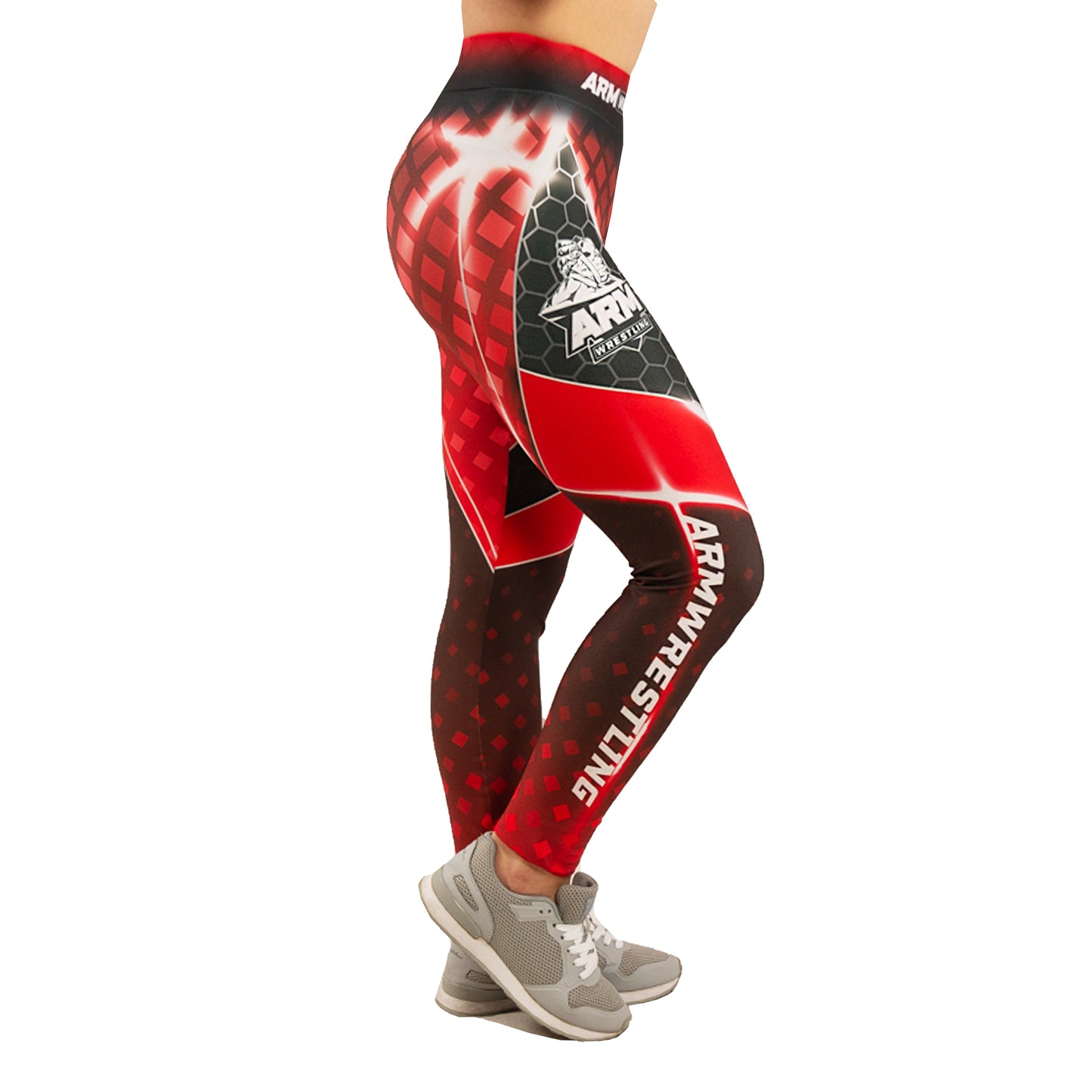 ARMWRESTLING LEGGINS - red