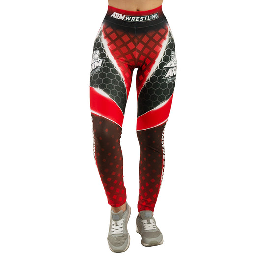 ARMWRESTLING LEGGINS - red