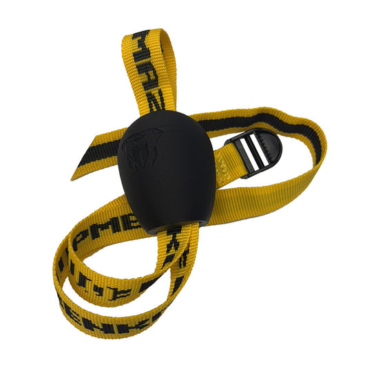 Armwrestling Ellipsoid handle with a Referee’s strap - black