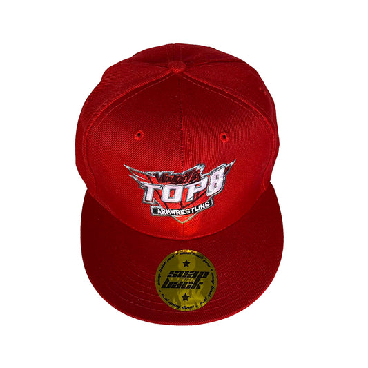 ARMWRESTLING BASEBALL CAP TOP 8 - red