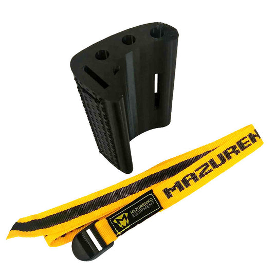 Training handle ANTI-TOP ROLL with a Referee’s strap - black