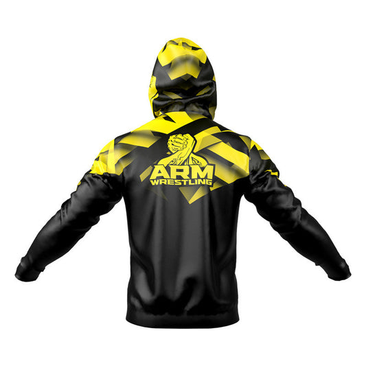 Sweatshirt ARMWRESTLING 1 - yellow - black