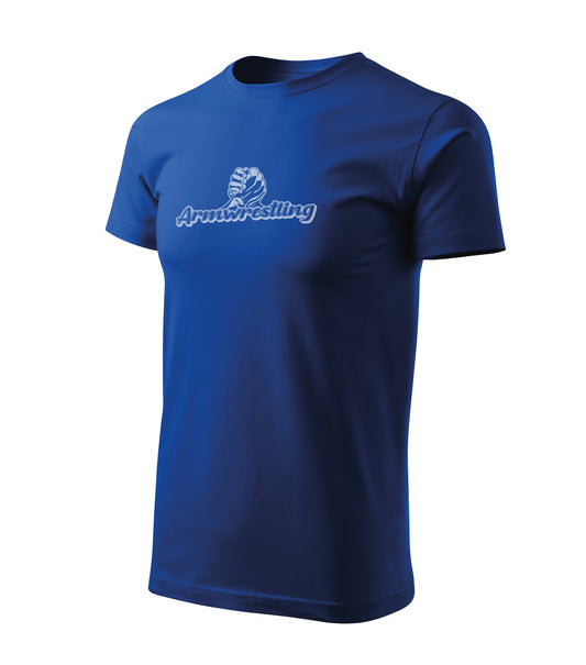 Royal Grip Armwrestling Blue Tee - COTTON