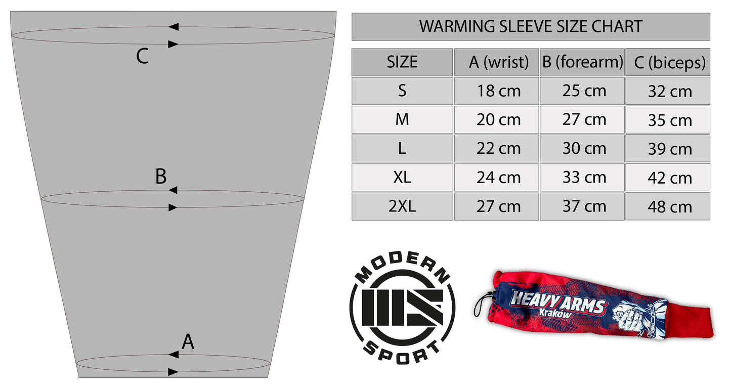 Armwrestling Warming Sleeve - Mecha Raptor