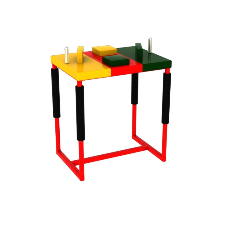 Professional Armwrestling Table - 3 colors / vertical stripes