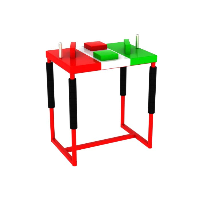 Professional Armwrestling Table - 3 colors / vertical stripes