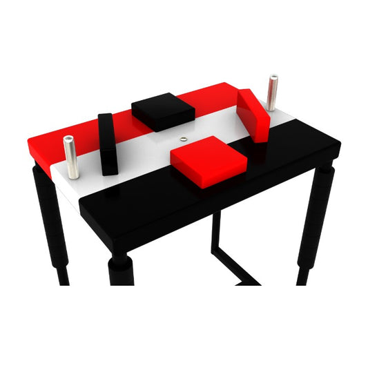 Professional Armwrestling Table - 3 colors / horizontal stripes