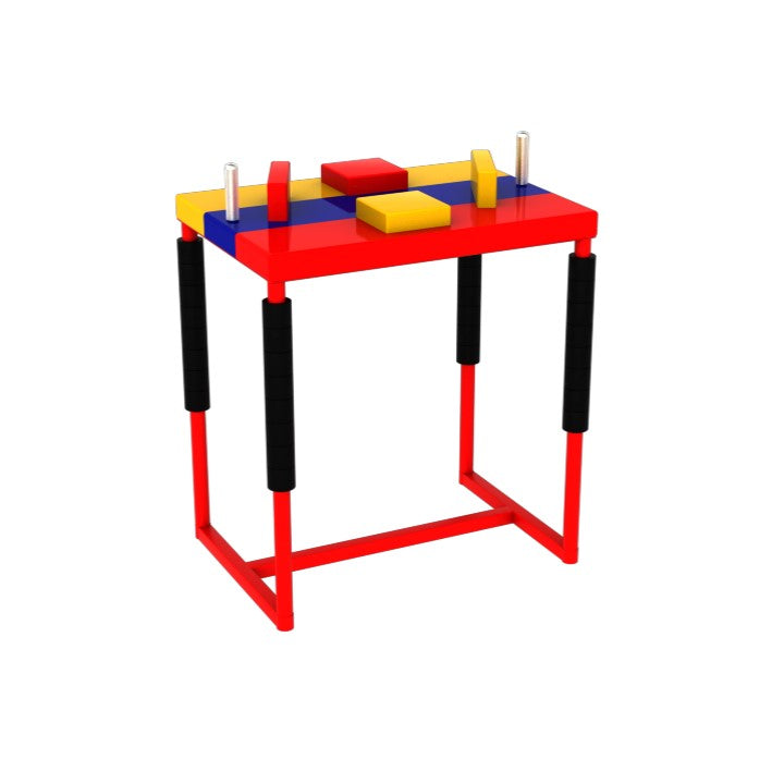 Professional Armwrestling Table - 3 colors / horizontal stripes