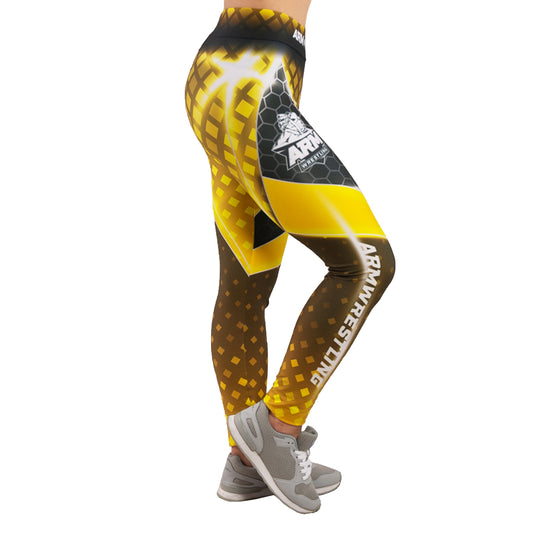 ARMWRESTLING LEGGINS - yellow