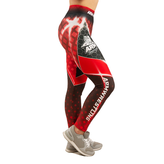 ARMWRESTLING LEGGINS - red