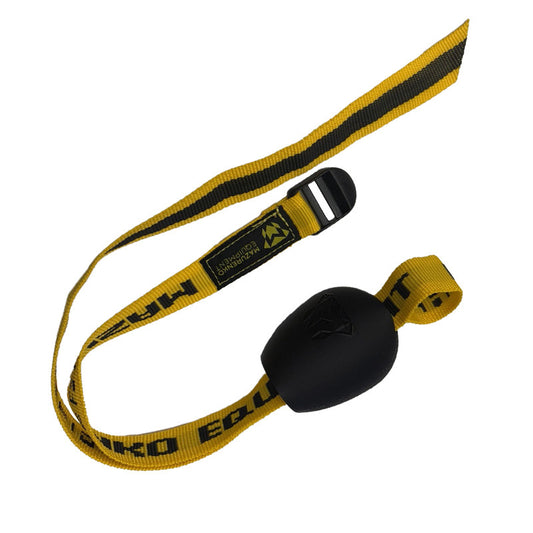 Armwrestling Ellipsoid handle with a Referee’s strap - black