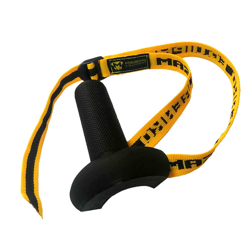 Armwrestling Knuckle handle with a Referee’s strap - black