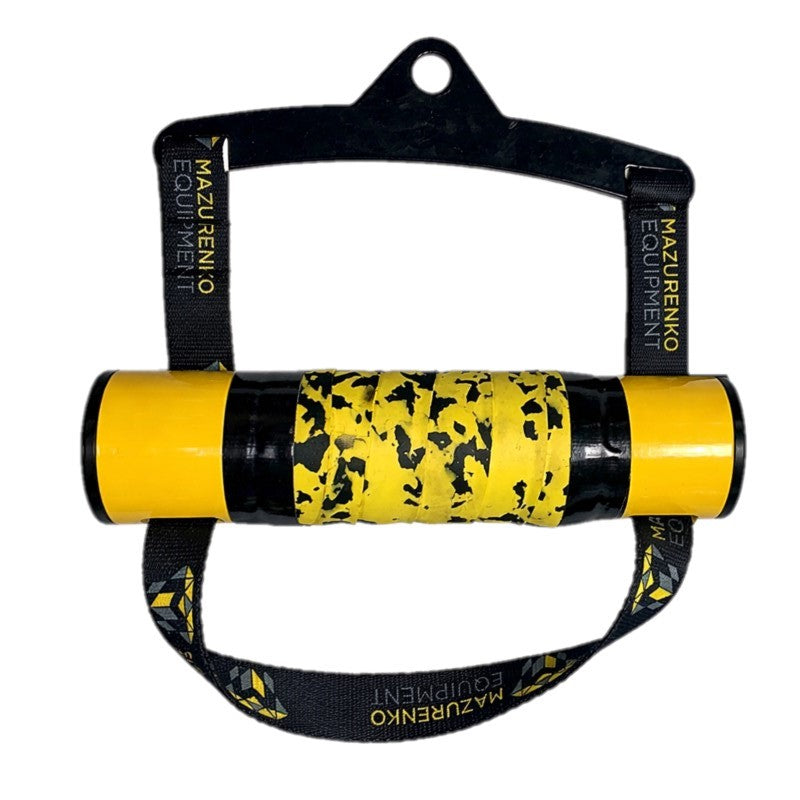 HANDLE ON TAPES WITH WRIST FIXATION - metal, black tape