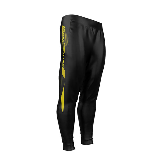 Sweatpants ARMWRESTLING 1 - yellow - black