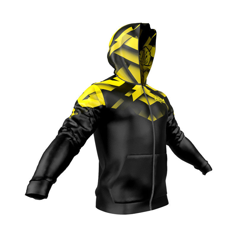Sweatshirt ARMWRESTLING 1 - yellow - black