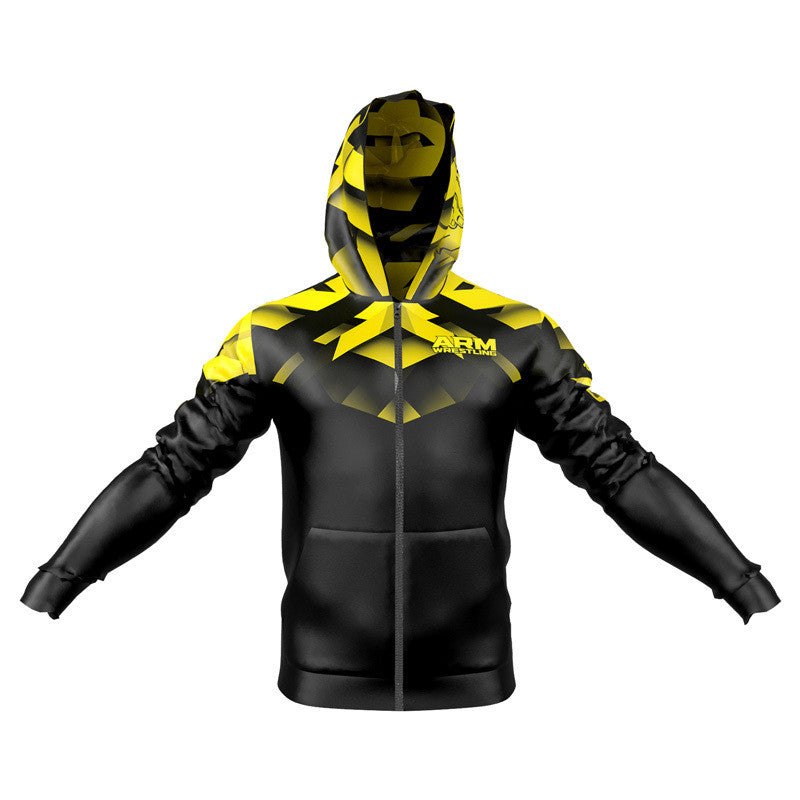 Sweatshirt ARMWRESTLING 1 - yellow - black