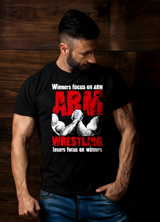 Winners focus in Armwrestling - COTTON