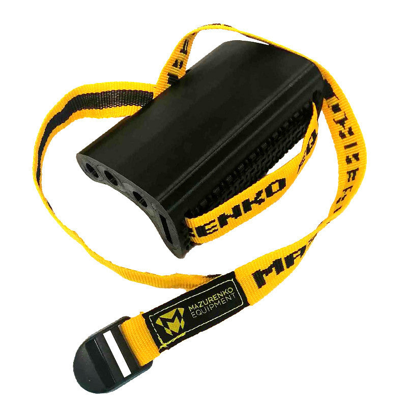 Training handle ANTI-TOP ROLL with a Referee’s strap - black
