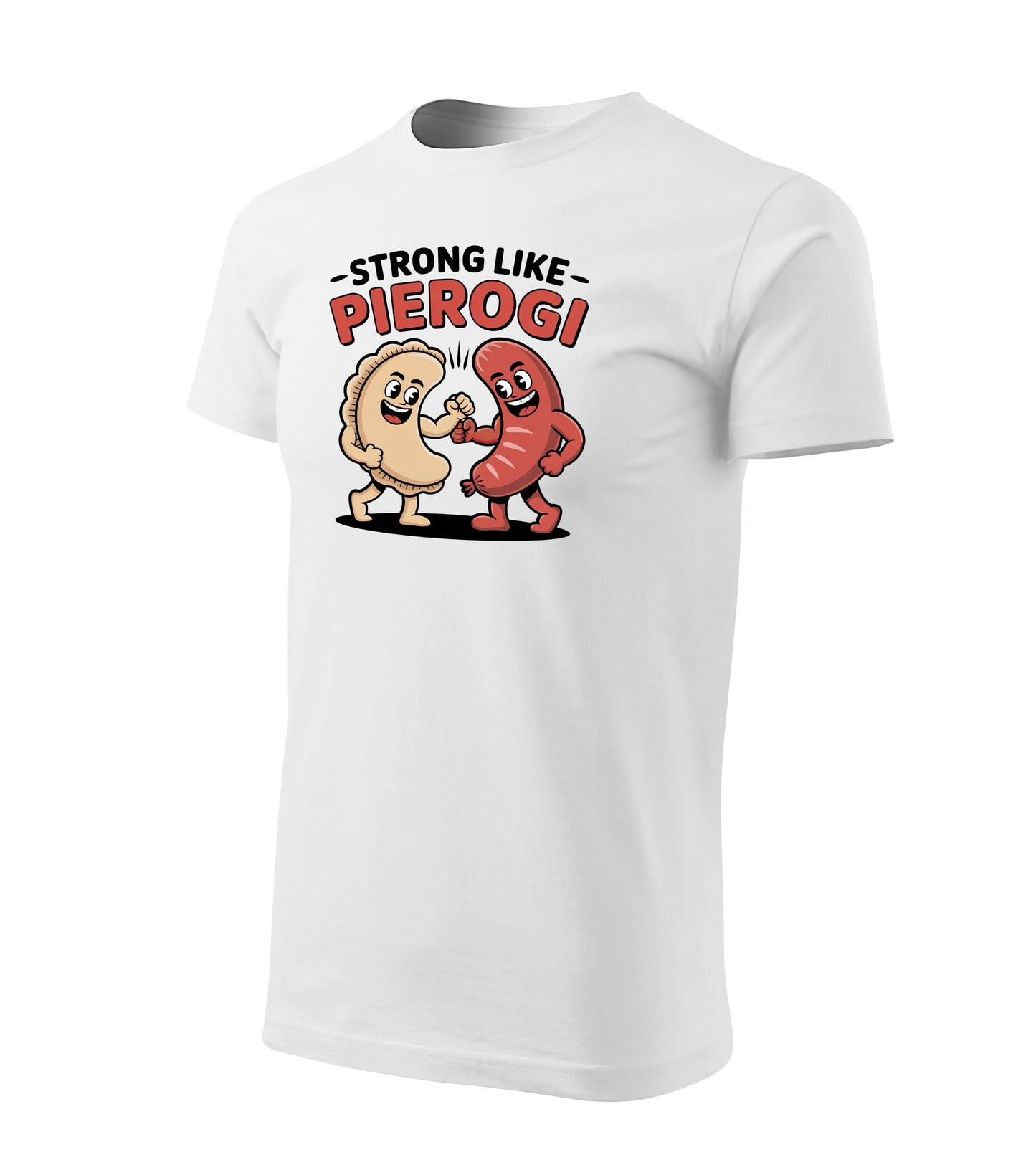 Strong like pierogi - cotton t-shirt
